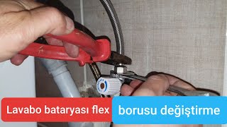 Tezgah üstü Bataryanın eskiyen Flex Borusu Nasıl Değiştirilir [upl. by Timmy434]