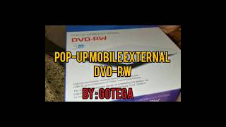 UNBOXING REVIEW amp SET UP  PopUp Mobile External DVDRW By  Gotega [upl. by Roch]