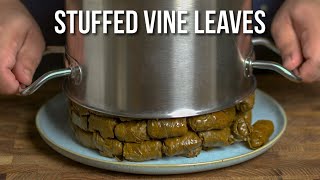 Stuffed Grape vine Leaves the Egyptian way [upl. by Leunamme]