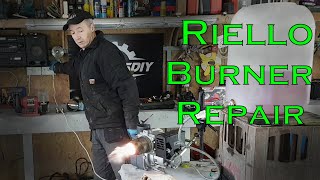 Easy Riello Burner Repair [upl. by Akcinahs974]