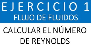 Calcular Número de Reynolds [upl. by Peck]