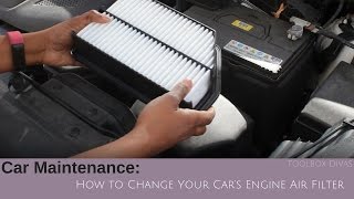 How to Change The Car Engine Filter [upl. by Anivol843]