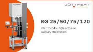 Measurement procedure with the Capillary Rheometer  GÖTTFERT [upl. by Boehmer]