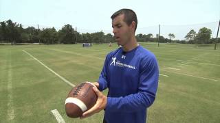 The Drop  How to Punt a Football Series by IMG Academy Football 2 of 5 [upl. by Aihsinat]