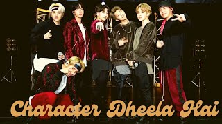 BTS Character Dheela Hai Hindi Song Mix BTS Fmv [upl. by Grimbal]