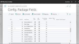 Business Central Configuration Package [upl. by Junko]