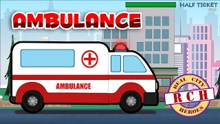 Medical Vehicles  Emergency Vehicles  Ambulances  The Kids Picture Show Fun amp Educational [upl. by Dot]