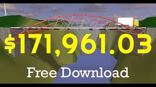 CHEAPEST BRIDGE 17396103 Free Download  Westpoint Bridge Designer 2016 [upl. by Iralam115]