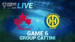 Team Canada vs HC Davos  Game 6  Spengler Cup Davos 2019 [upl. by Yahsat]