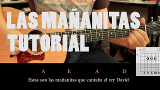 Como tocar Las Mañanitas en Guitarra Acústica ACORDES  Fácil [upl. by Irtemed657]