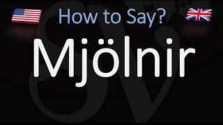 How to Pronounce Mjölnir CORRECTLY Thors Hammer Name Pronunciation [upl. by Haimorej]