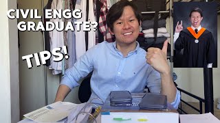 TIPS FOR FRESH CIVIL ENGINEERING GRADUATES  For First Time Job Seekers [upl. by Leirvag685]