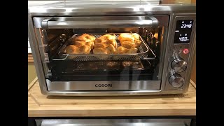 Cosori Original Air Fryer Toaster Oven Review And Questions Answered Dozen Chicken Wings Awesome [upl. by Akcira420]