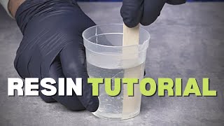 How to use Epoxy Resin For Beginners Resin Tutorial  RESIN ART [upl. by Atenaz270]