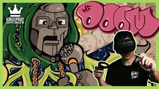 MF DOOM Tribute  Kingspray Graffiti VR [upl. by Mayap]