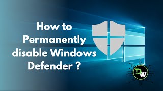 How to Permanently Disable Windows Defender on Windows Server 2019  2016  2012 [upl. by Salokin41]