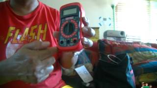 How to install battery Craftsman Digital Multimeter with AC Voltage Detector [upl. by Anavlys]