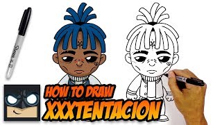 How to Draw XXXTENTACION  Cartooning Club Tutorial [upl. by Perpetua842]