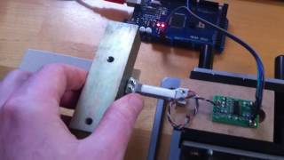 HX711 100g Load Cell Test Arduino Precision filtered [upl. by Nnylsia]