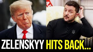 Zelenskyy HITS TRUMP BACK with Hilarious Troll [upl. by Nosnek]