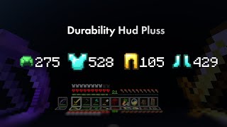 Durability Hud Plus Minecraft datapack 117 [upl. by Berardo109]