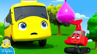 WOW Buster Has A WATER BALLOON FIGHT  Go Buster  Bus Cartoons for Kids  Funny Videos amp Songs [upl. by Horbal645]