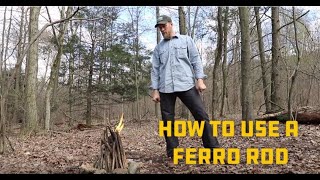 Whats the Best Way to Use a Ferro Rod Emergency Fire Starting Technique [upl. by Pelage]