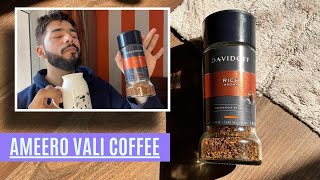 Davidoff Premium Coffee Full Review  Worth it  Nescafe vs Bru vs Davidoff  Taste amp Smell Test [upl. by Siryt]