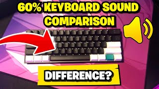 BEST 60 Keyboards Sound Comparison [upl. by Kline350]