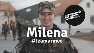 Frauen in der Armee  Milena teamarmee [upl. by Haerle]