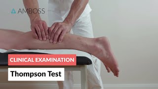 Thompson Test  Clinical Examination [upl. by Pax]