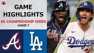 Atlanta Braves vs Los Angeles Dodgers Game 7 Highlights  NLCS 2020 [upl. by Jermain899]