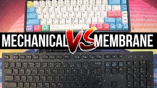 Membrane VS Mechanical Keyboard Sound Test [upl. by Tierell]