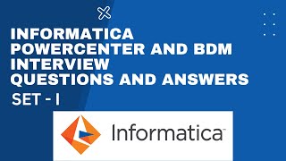 Informatica PowercenterBDM Interview Questions and Answers [upl. by Silsby999]