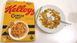 Kelloggs Crunchy Nut Review [upl. by Ecyoj779]