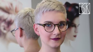 EXTREMELY SHORT HAIRCUT  tutorial by SANJA KARASMAN [upl. by Dal571]