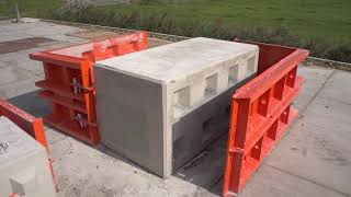 BETONBLOCK®  Casting and Mould Removal [upl. by Enelear]