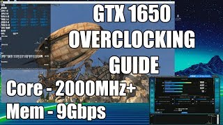 GTX 1650 Overclocking Guide  How To Push 2000mhz Core and 9Gbps Memory [upl. by Peppard800]