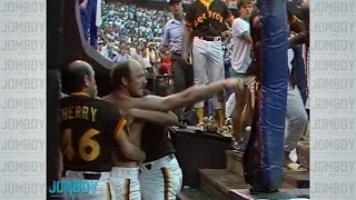 The Braves and Padres brawl multiple times in one game back in 1984 a breakdown [upl. by Neret]