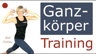 🔋35 min GanzkörperTraining  ohne Geräte [upl. by Anasus]