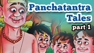 Panchatantra Tales in English  Animated Stories for Kids  Part 1 [upl. by Nelli]