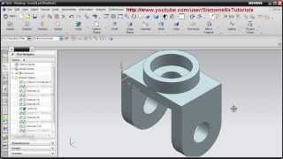 Siemens Nx CAD Basic Modeling Training Tutorial for Beginner  1  UG NX [upl. by Asyal]