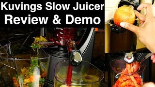 Kuvings EV0820 Whole Slow Juicer Review and Demo [upl. by Monjo904]