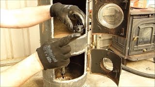 Really Cheap DIY  Waste Oil Stove Heater  Fantastic Heat Output [upl. by Eelahs]