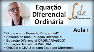 GRINGS  Equações Diferenciais Ordinárias  Aula 1 [upl. by Samara]