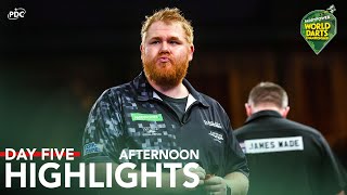 UPSETS APLENTY Day Five Afternoon Highlights  202324 Paddy Power World Darts Championship [upl. by Orlan]