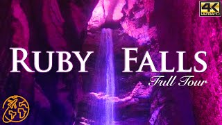 Ruby Falls Chattanooga Tennessee TN Full Tour 4k Underground Water Cave [upl. by Binetta84]