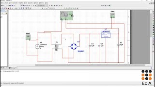 124 DC regulated power supply using multisim  EC Academy [upl. by Ier]