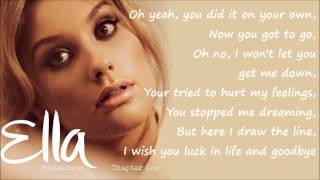 Ella Henderson  Missed Official Studio Version Lyrics on Screen Full Length New [upl. by Nnyllaf]