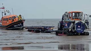 RNLI Recovering lifeboat Skegness [upl. by Henke]